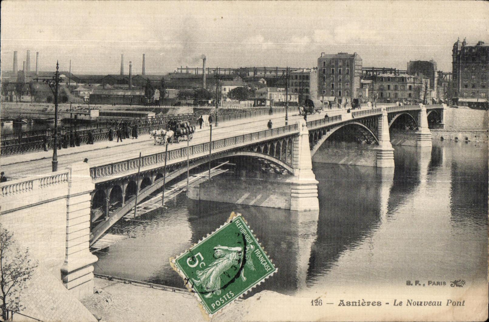 Asnieres - Le Nouveau Pont - CPA