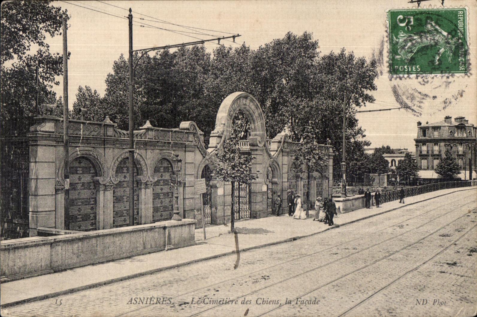 Asnieres - Le Cimetiere des Chiens - CPA