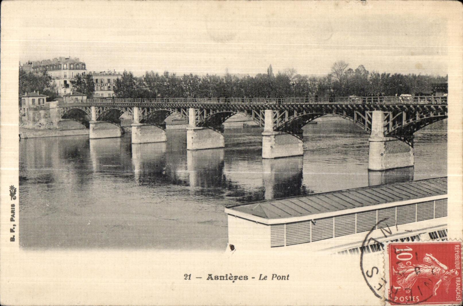 Asnieres - Le Pont - CPA