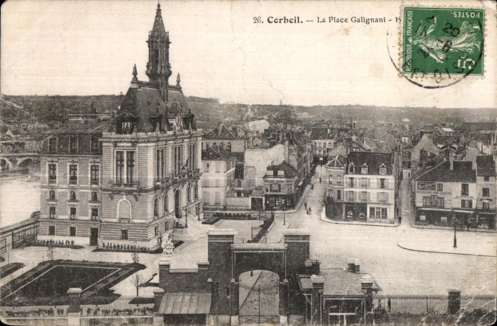 CPA Corbeil La Place Galignani