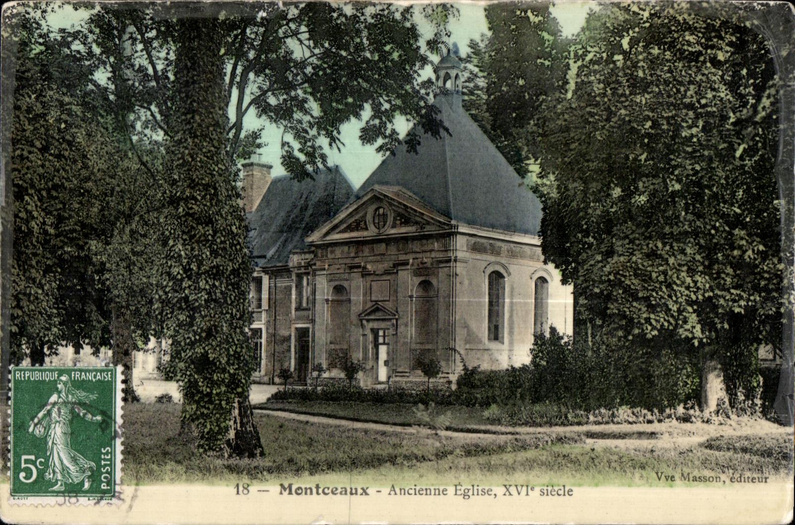 CPA Montceaux Ancienne Eglise XVI e siecle