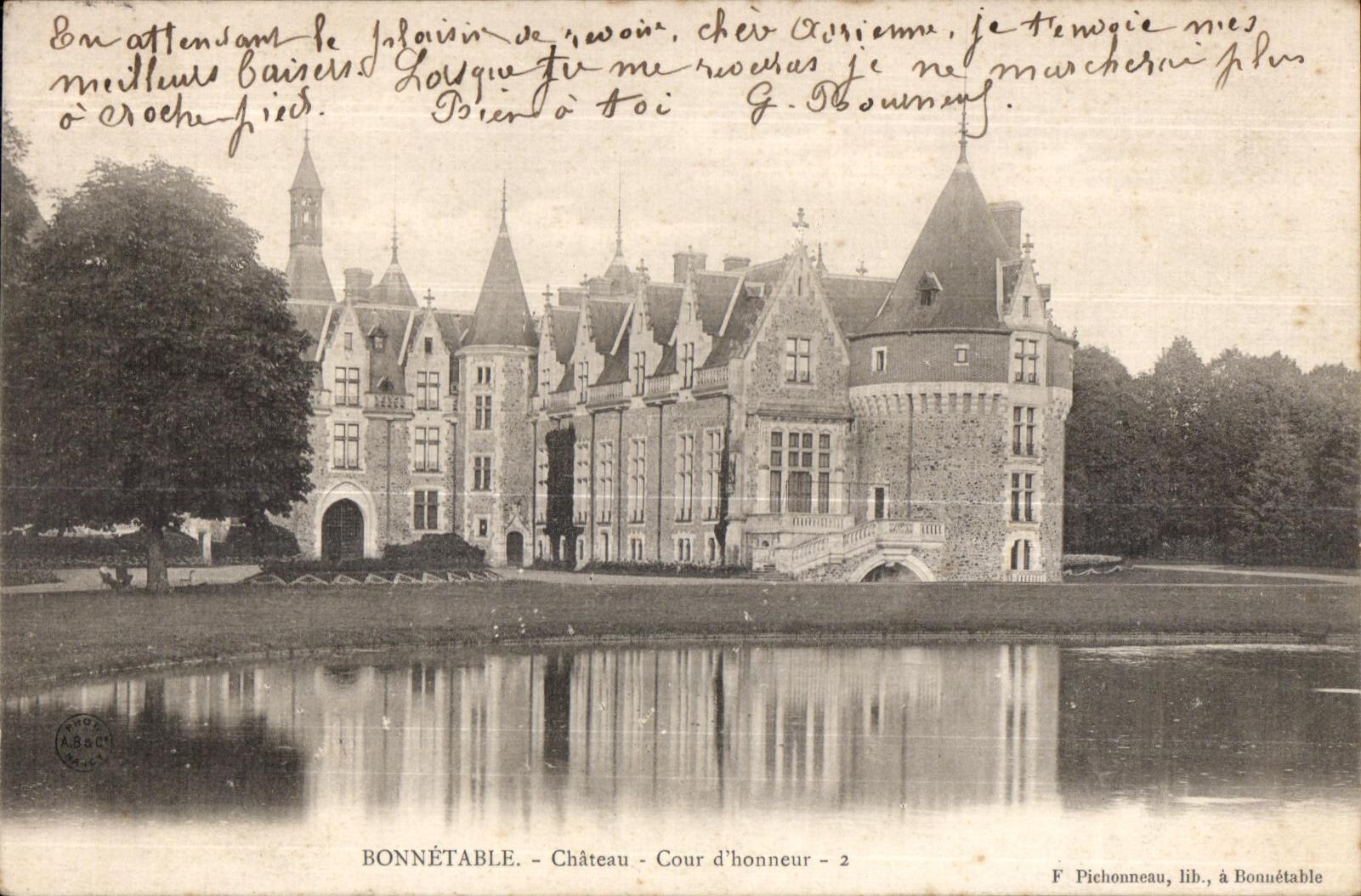Bonnetable - Le Chateau - CPA 