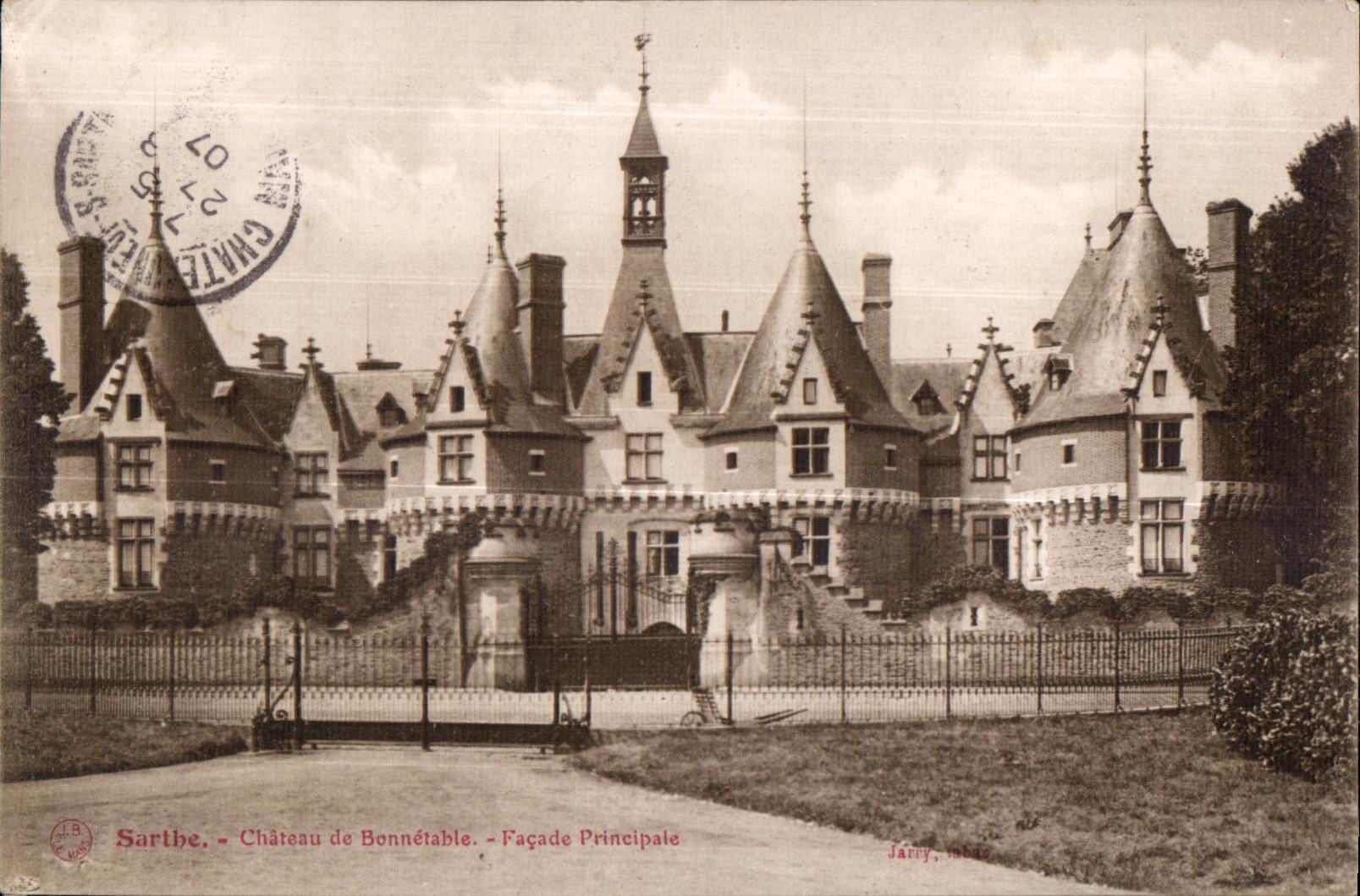 Bonnetable - Le Chateau - CPA 