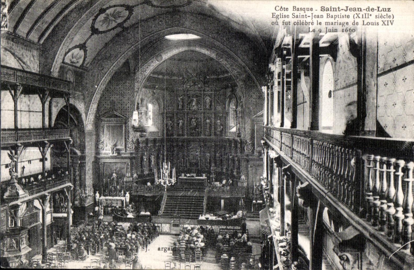 CPA Saint Jean De Luz Eglise Saint Jan Baptiste