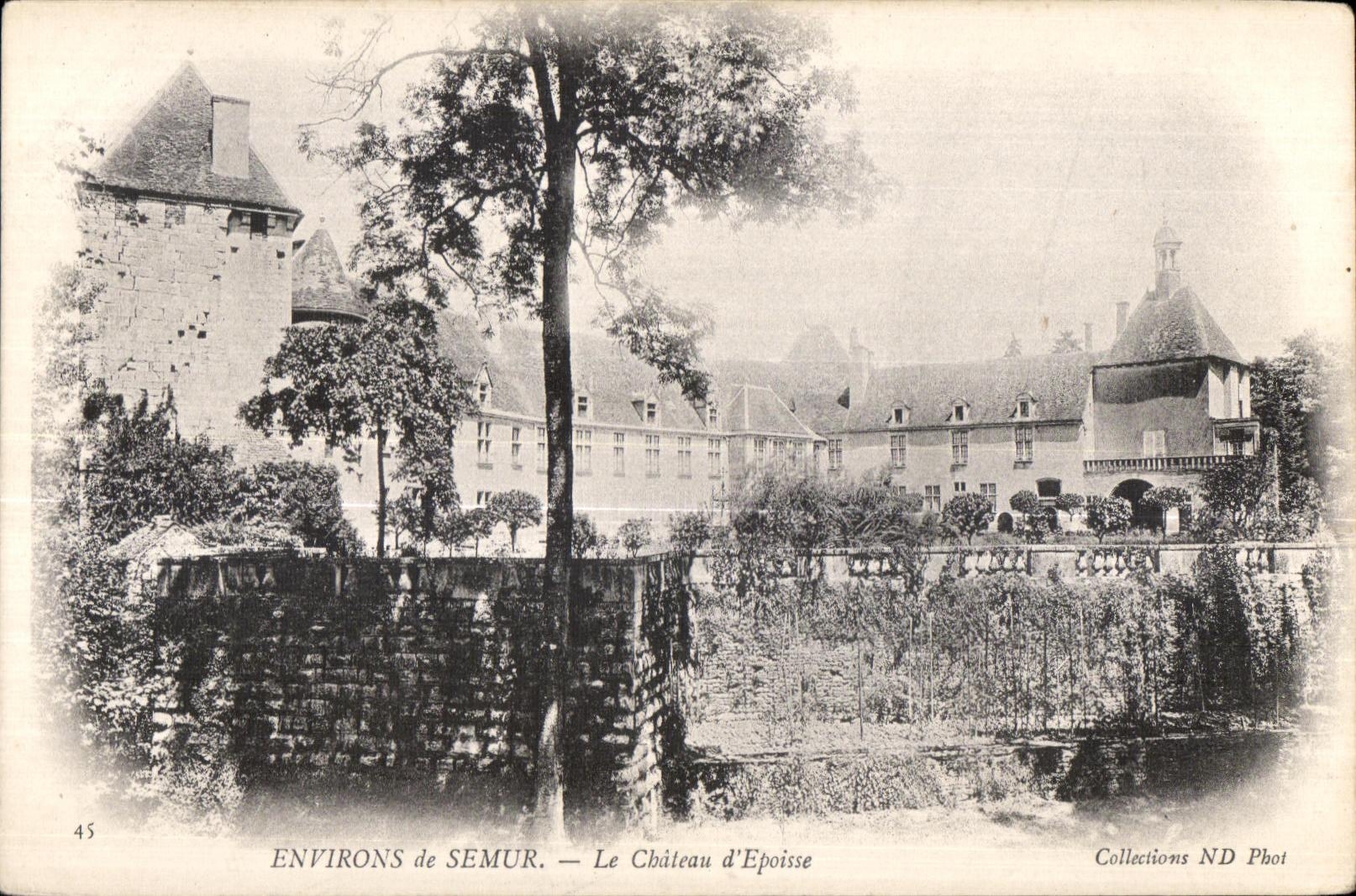 CPA Environs de Semur Le Chateau d Epoisse