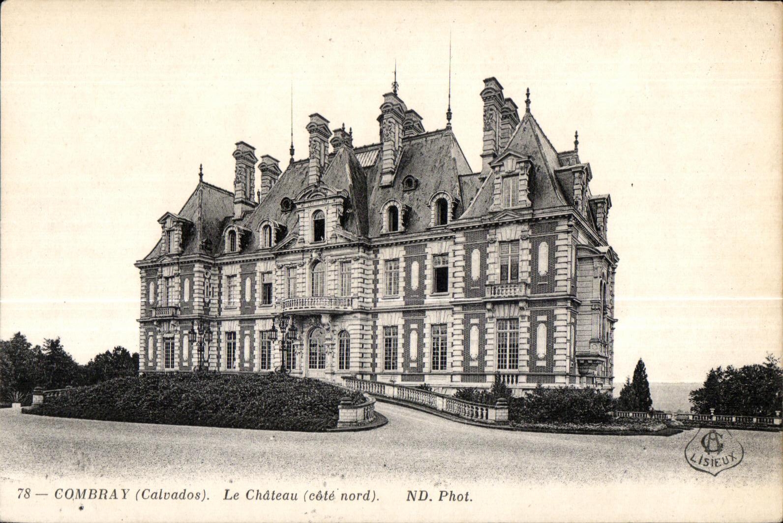 CPA Combray (Calvados) Le Chateau (cote nord)