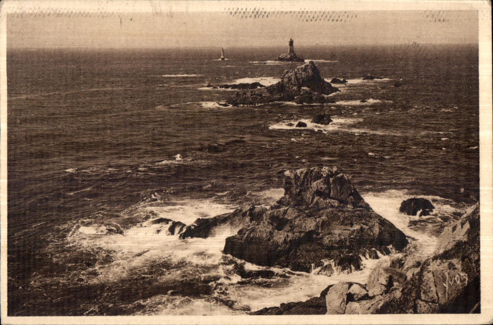 CPA Pointe Du Raz De Sein (Finistere) La Phare de la Vieille