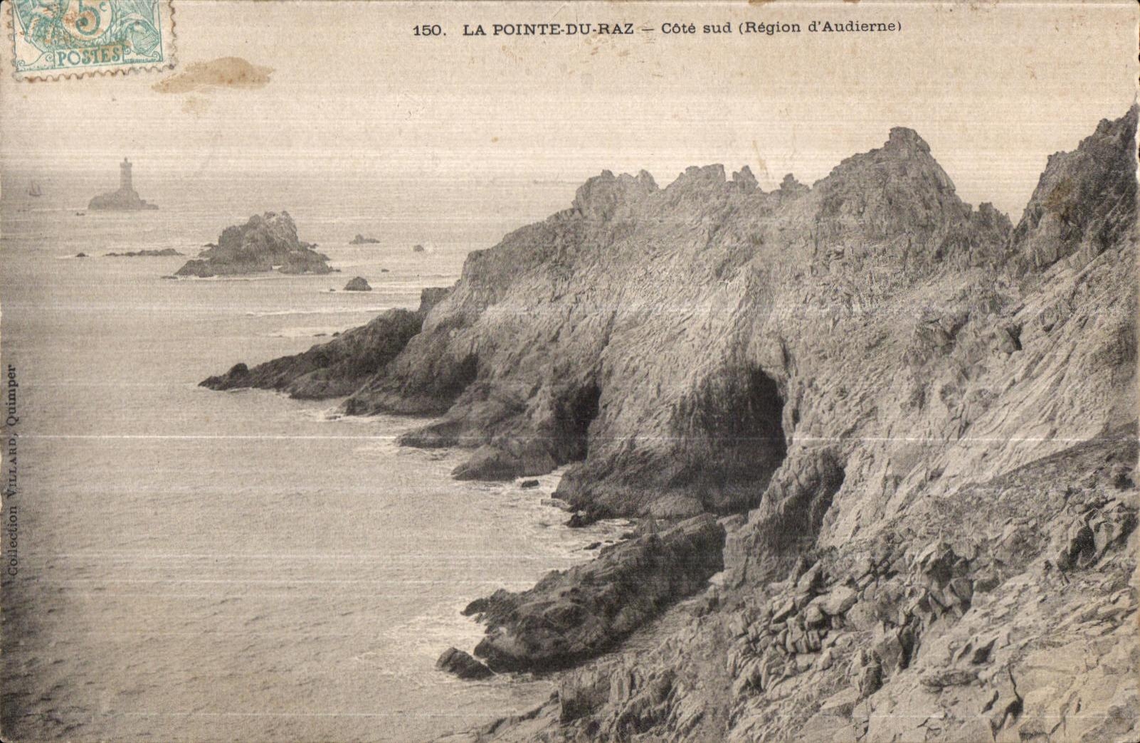 CPA La Pointe Du Raz cote sud (Region d audierne)