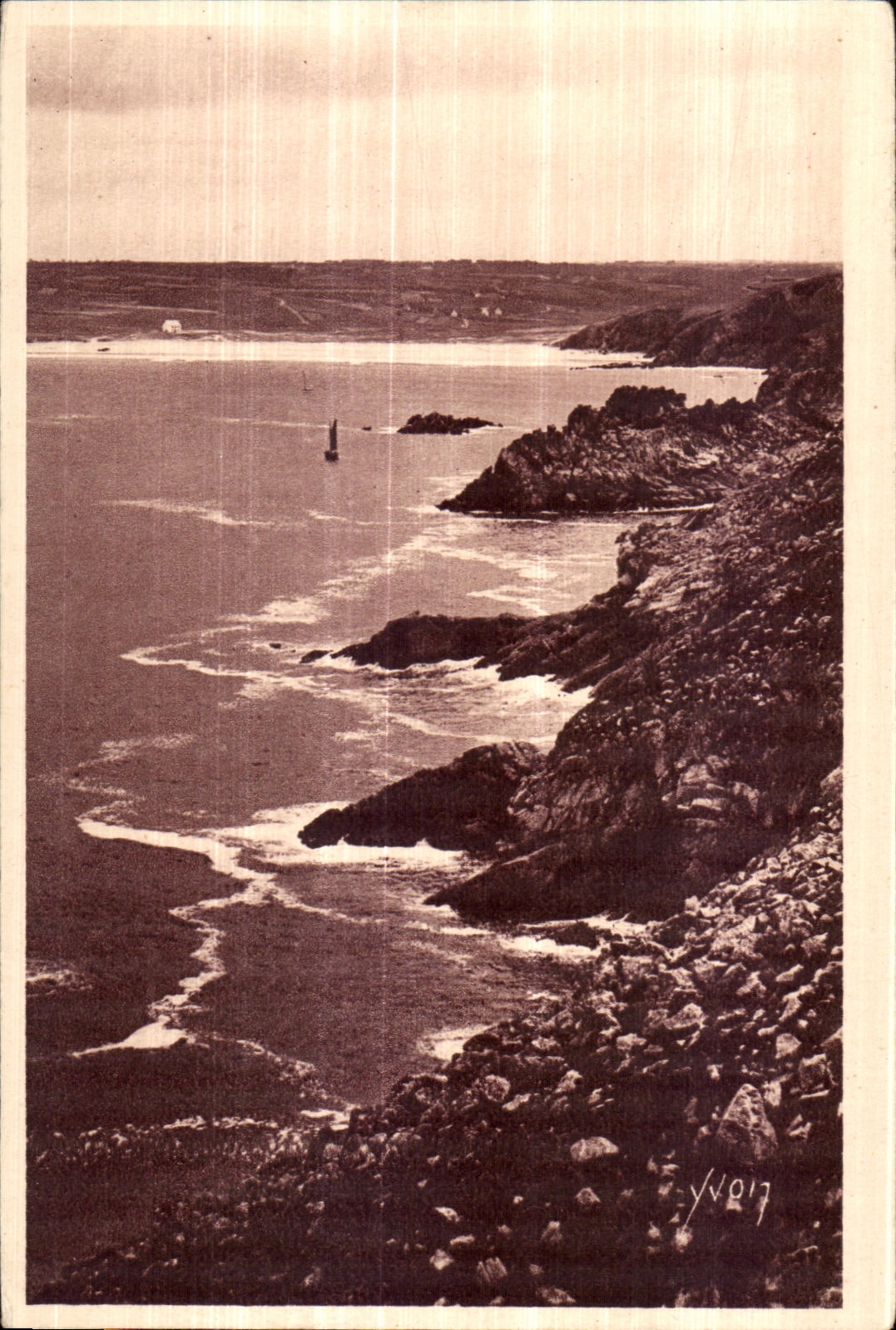 CPA Cote Sauvage Pointe Du Raz (Finistere) La Baie des Trepasses