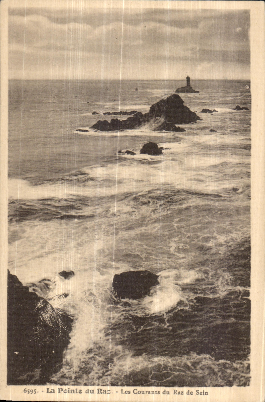 CPA La Pointe Du Raz Les Courants du Raz de Sein