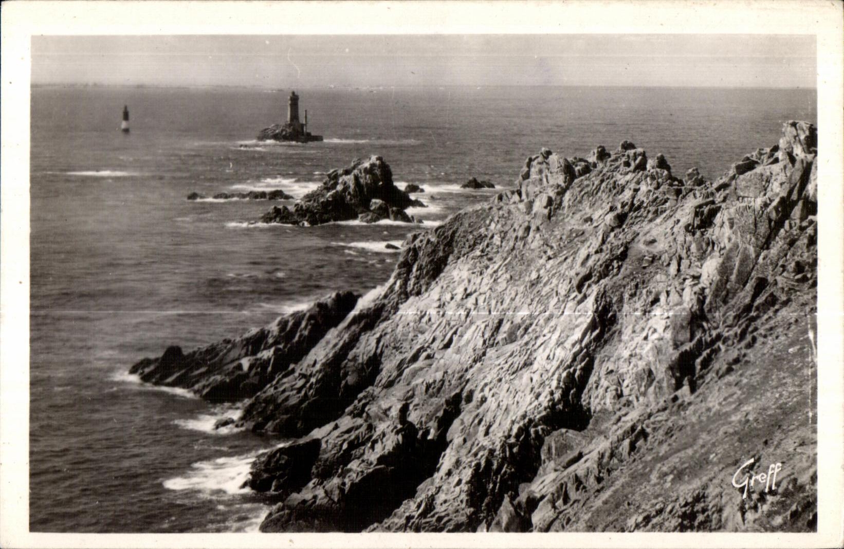 CPA La Pointe du Raz de Sein (Finistere) Vue d ensemble