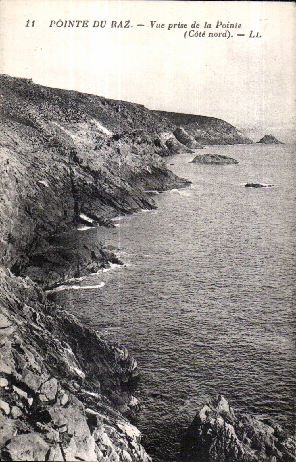 CPA Pointe du Raz Vue prise de la Pointe