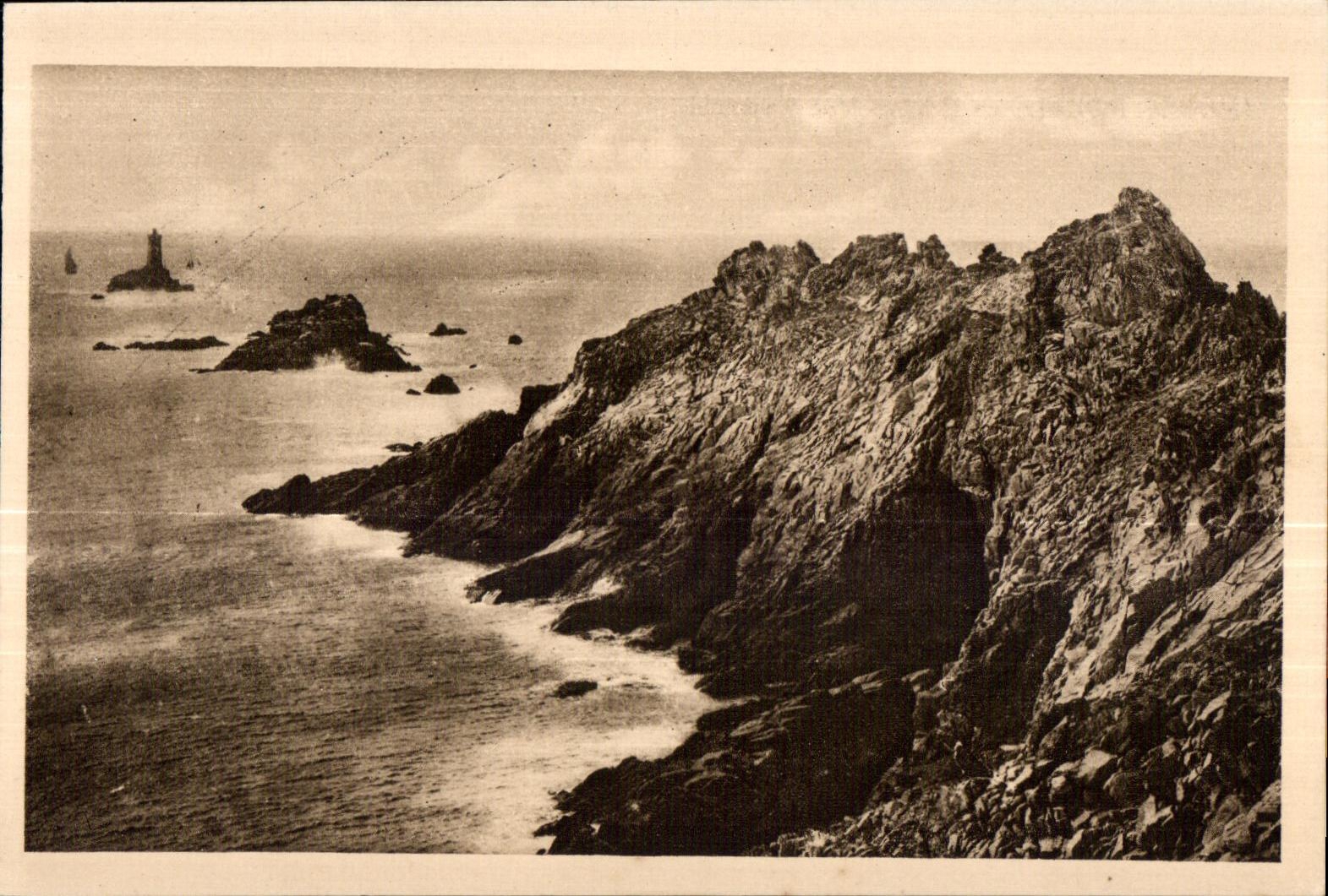 CPA La Pointe du Raz Vue d ensemble