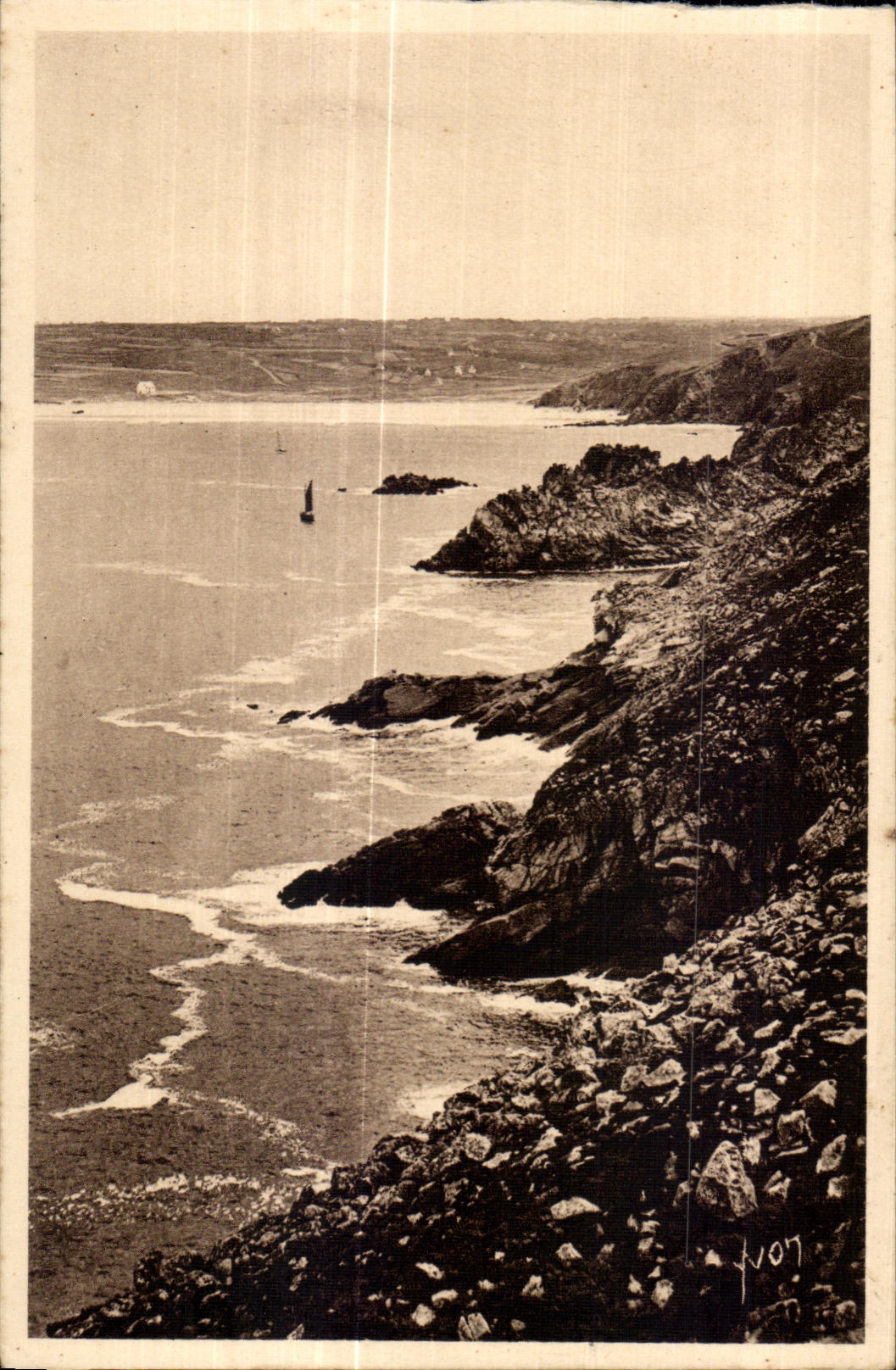 CPA Pointe Du Raz De Sein (Finistere) La Baie des Trepasses