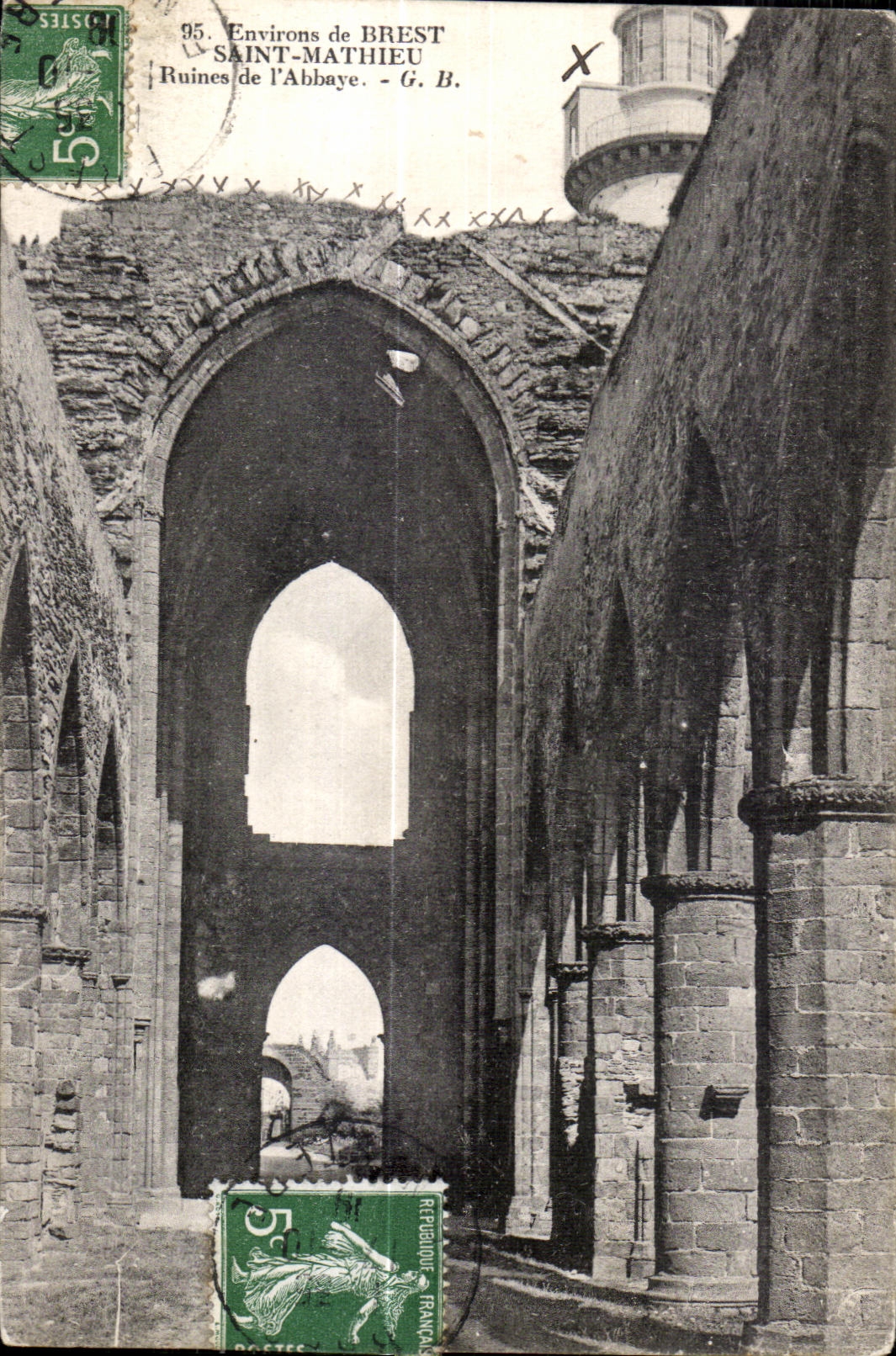 Environs de Brest - Saint Mathieu - Ruines de l Abbaye - CPA