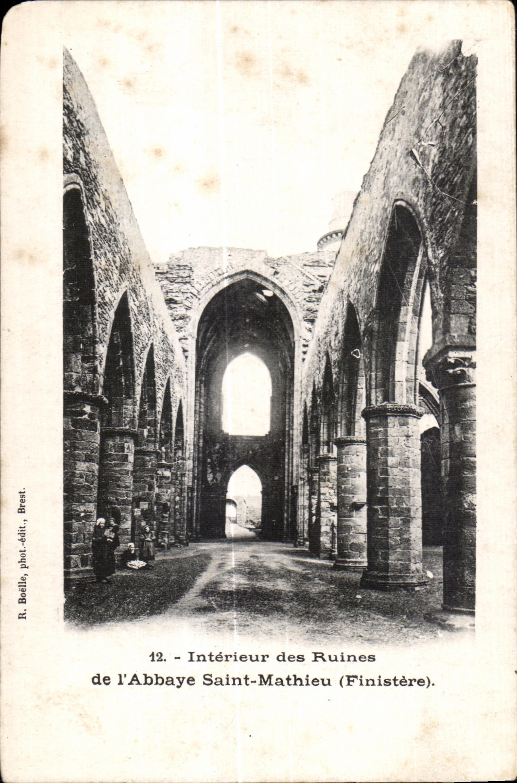 Environs de Brest - Saint Mathieu - Ruines de l Abbaye - CPA
