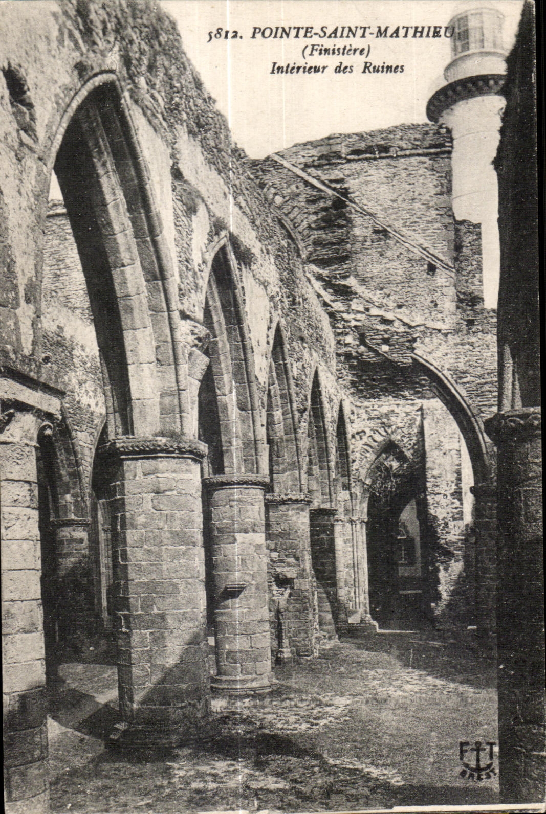 Environs de Brest - Pointe Saint Mathieu - Ruines de l Abbaye - CPA