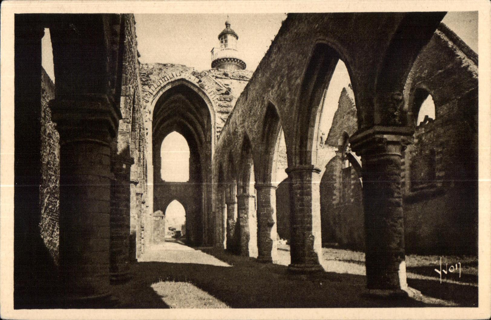 Environs de Brest - Pointe Saint Mathieu - Ruines de l Abbaye - CPA