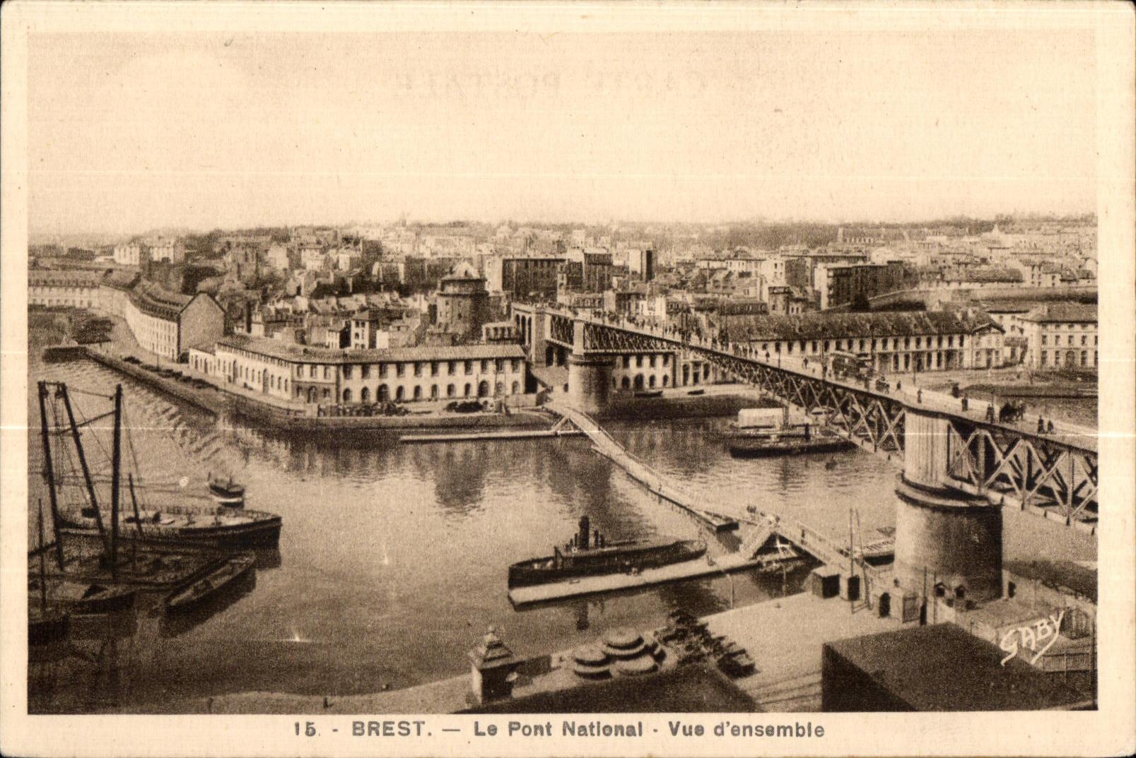 Brest - Le Pont National - Vue d Ensemble - CPA