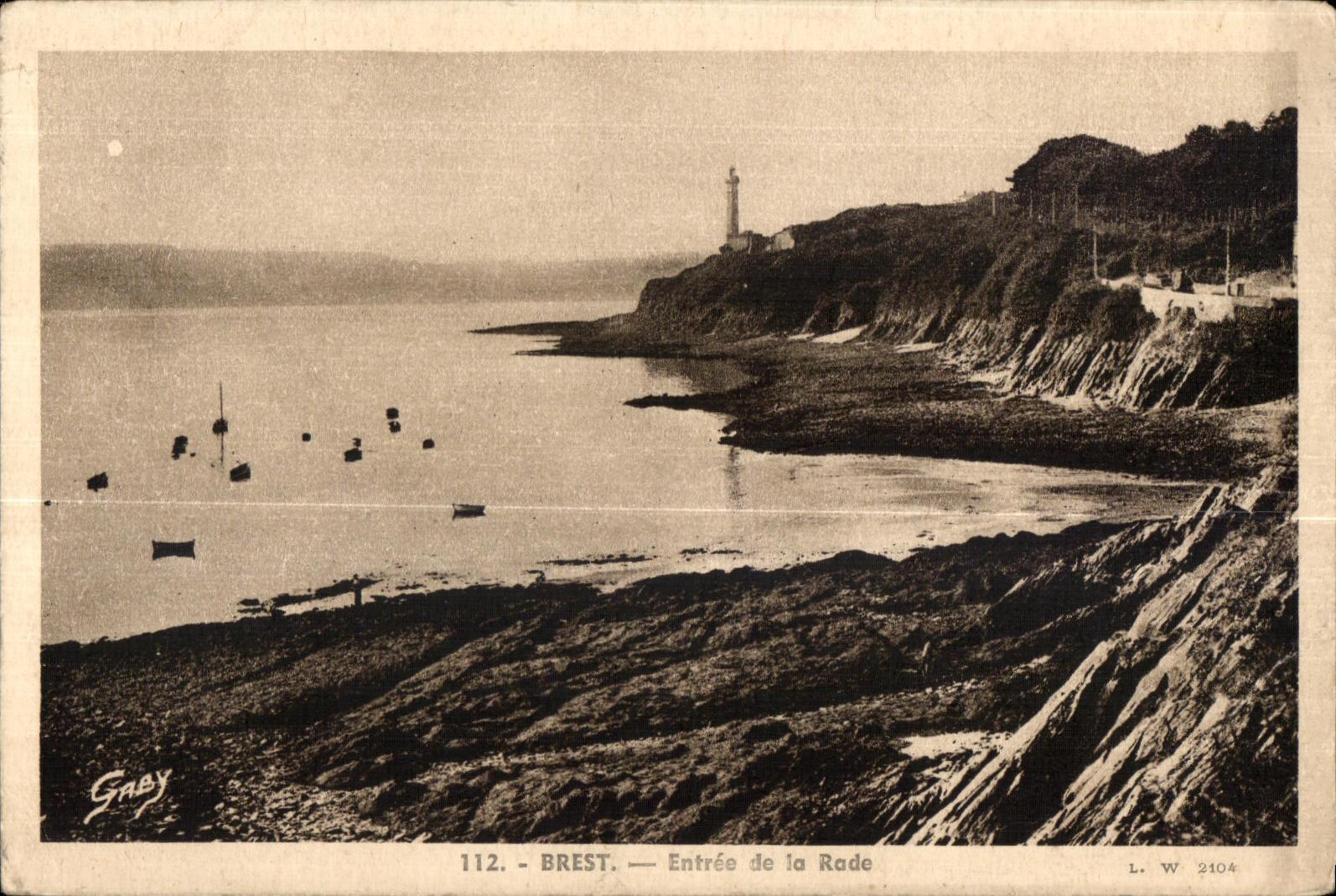 Brest - Entrance of the Roads - CPA