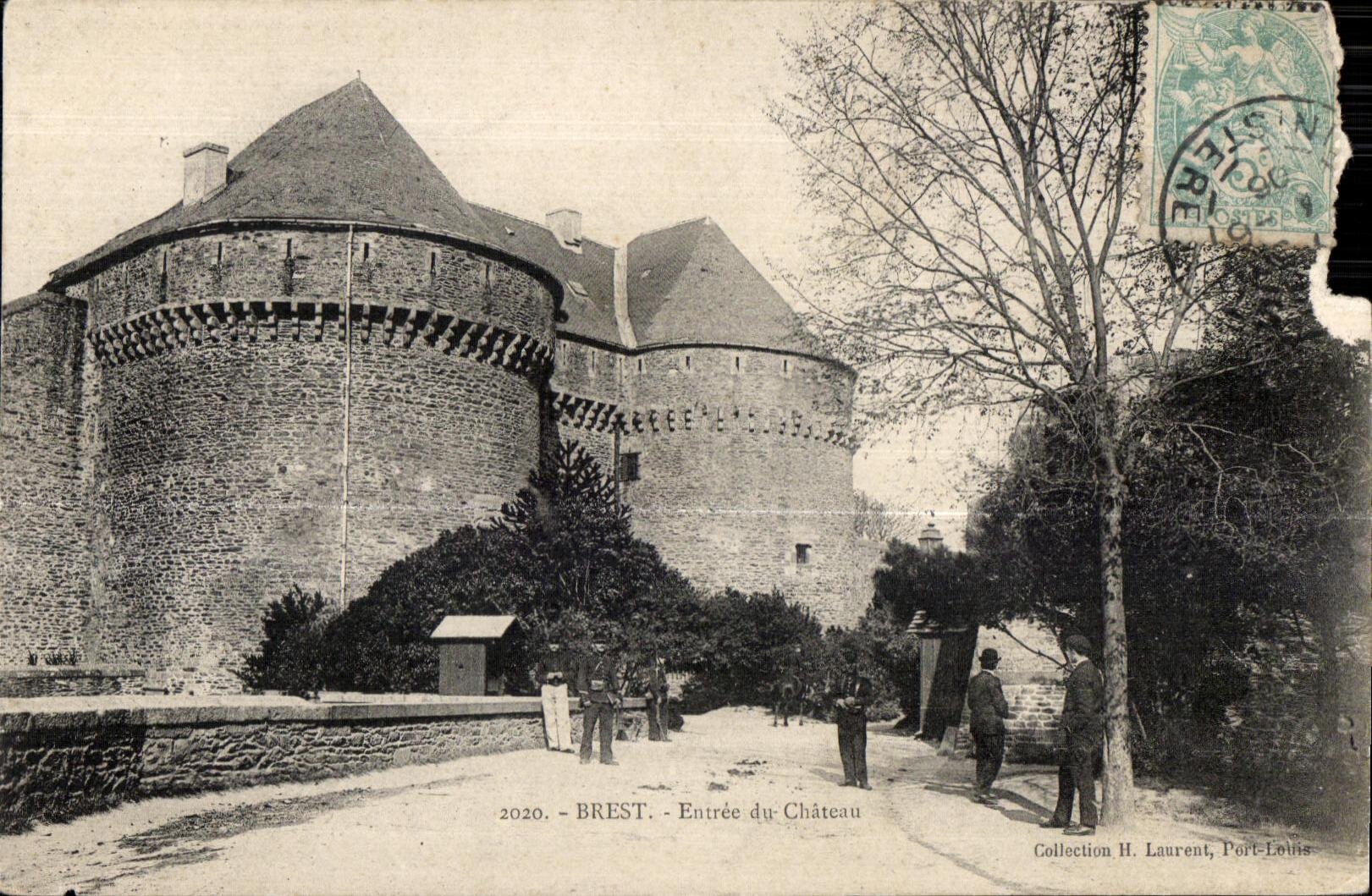 Brest - Entrance of the Castle - CPA