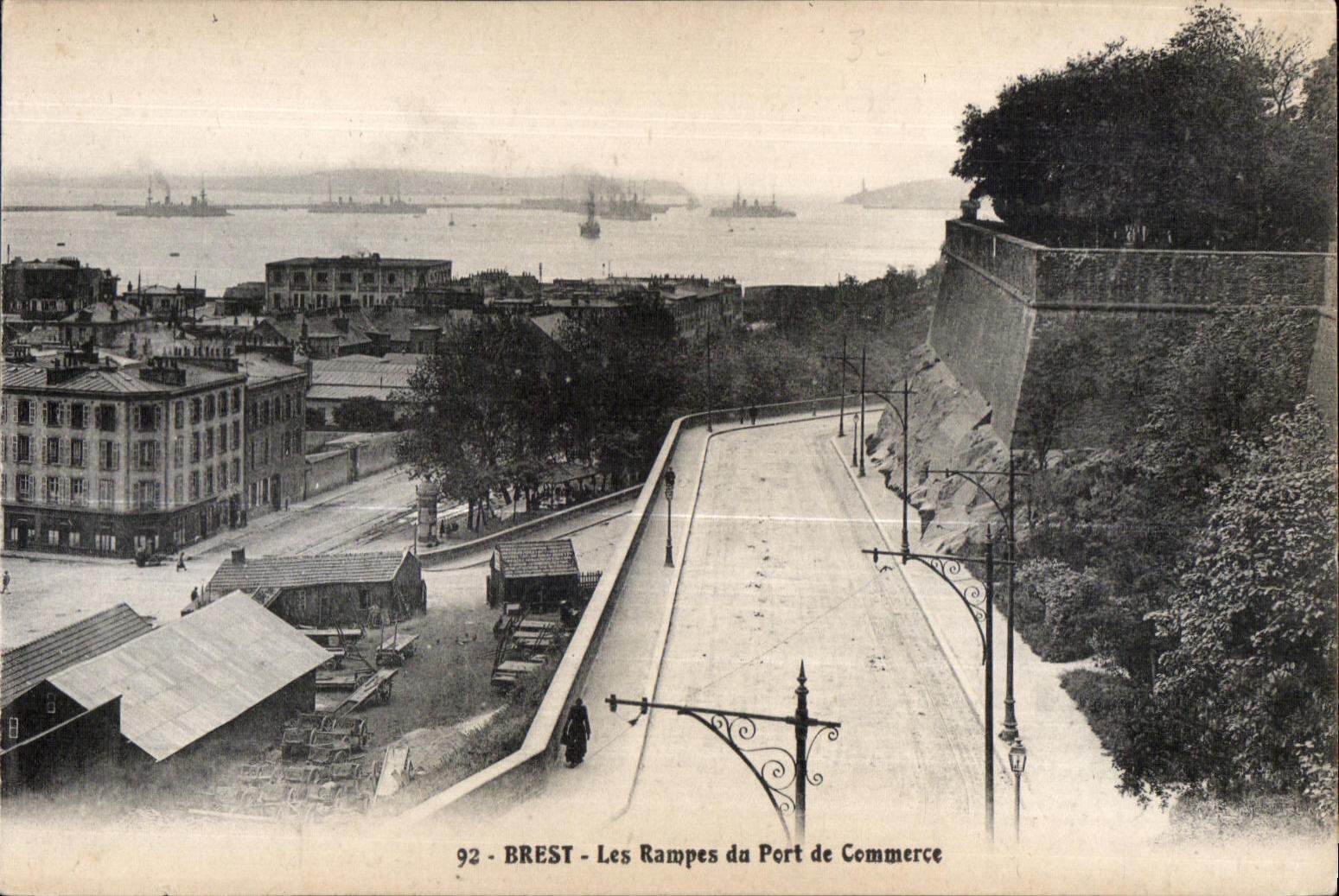 Brest - Slopes of the Commercial Port - CPA