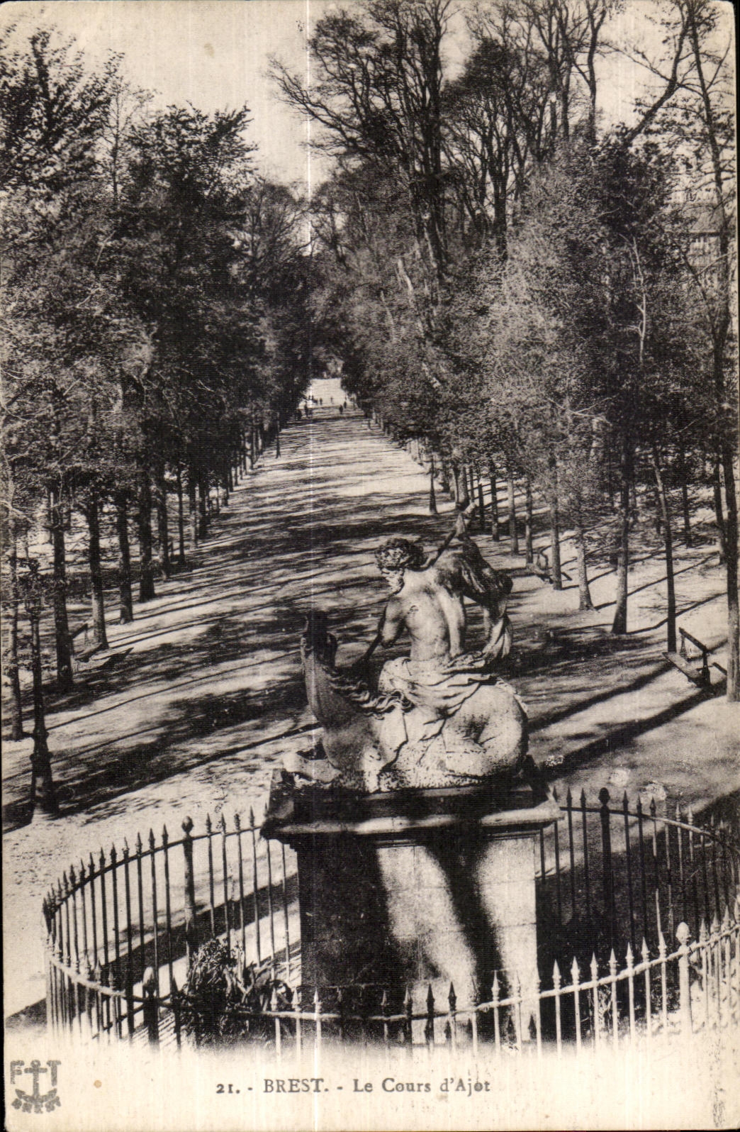 Brest - Le Cours D Ajot - CPA 