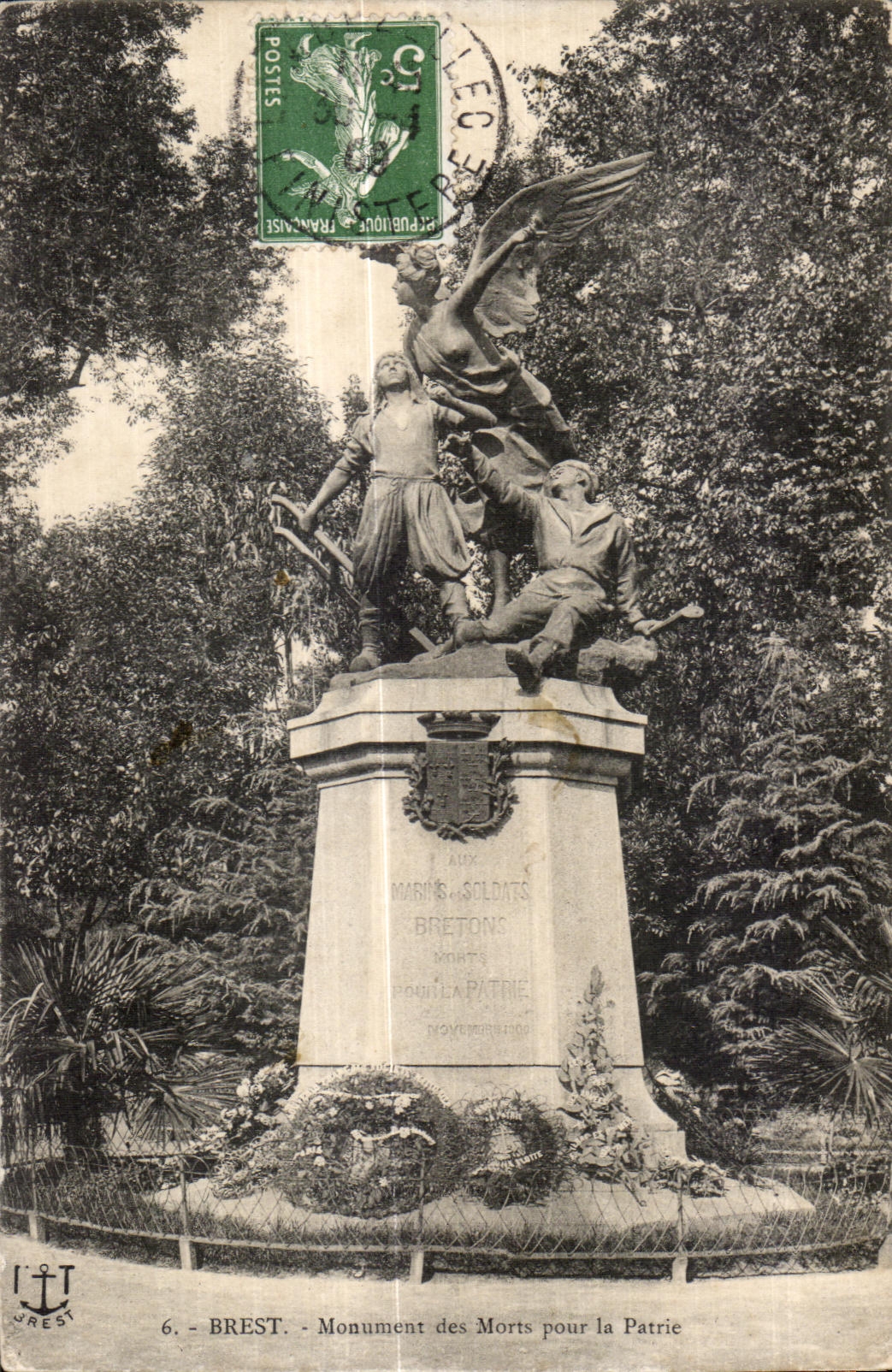Brest - Monument des Morts - CPA 