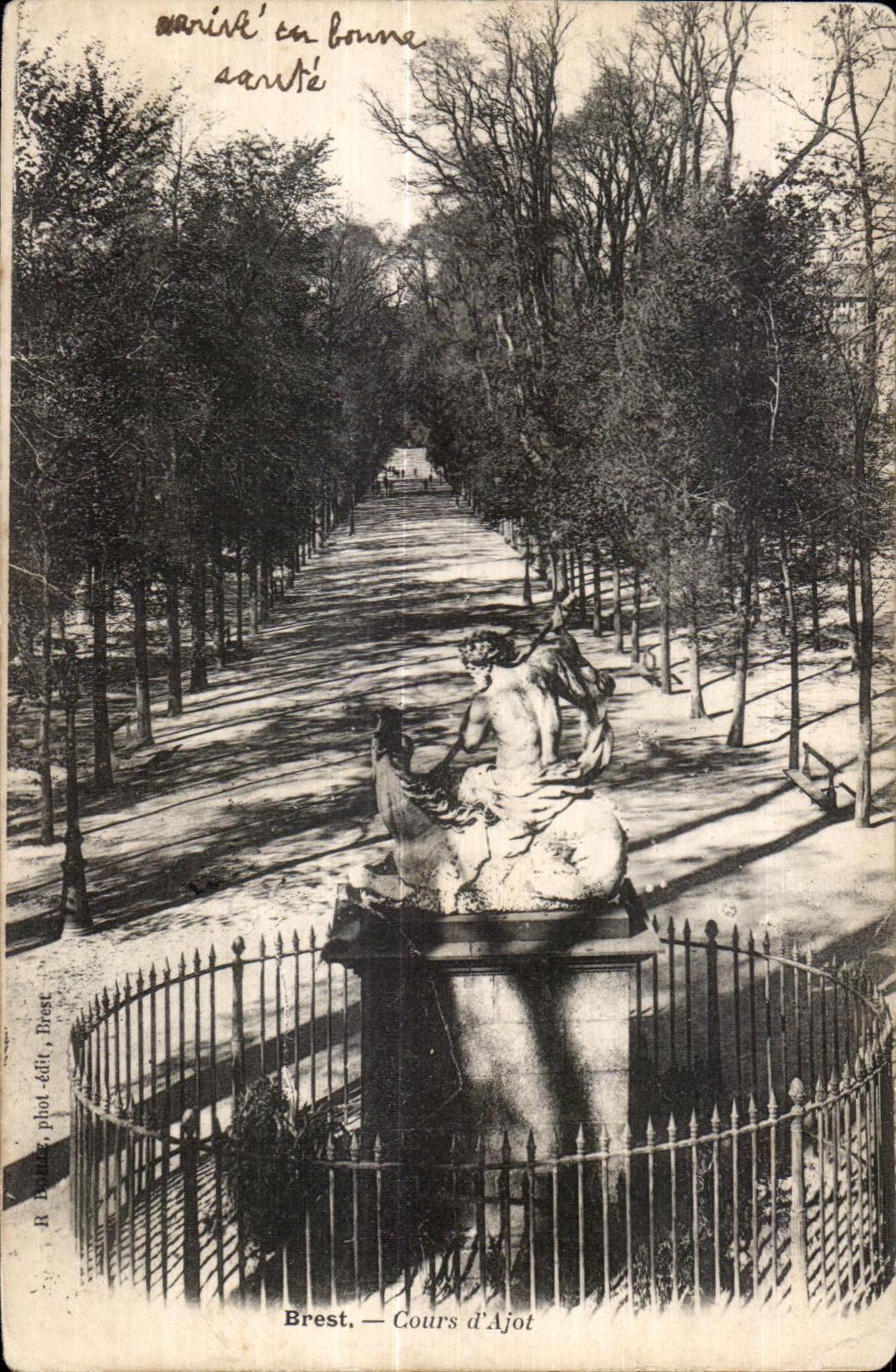 Brest - Le Cours d Ajot - CPA 