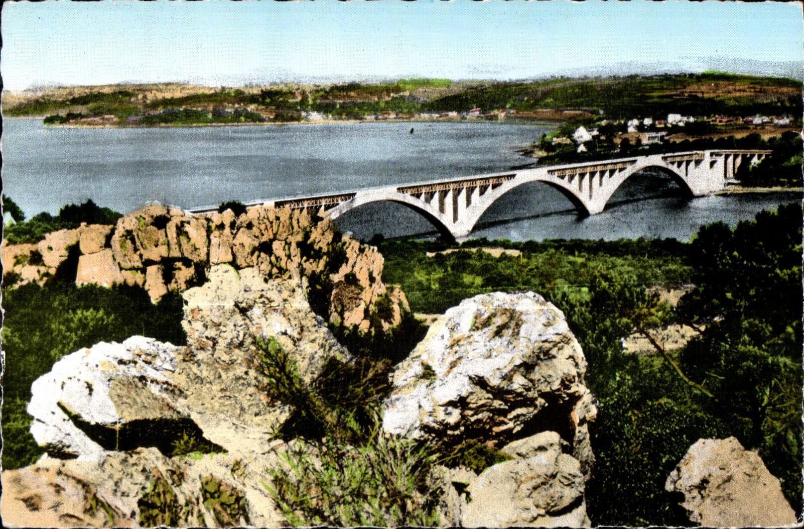 CPA Brest Le Pont Albert Louppe ou Sur l Elorn