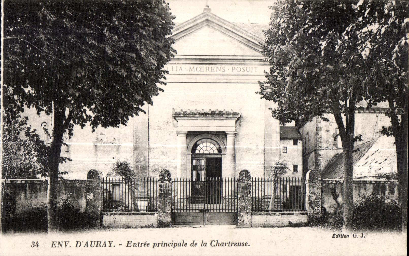 CPA Env Auray Main entrance of Chartreuse