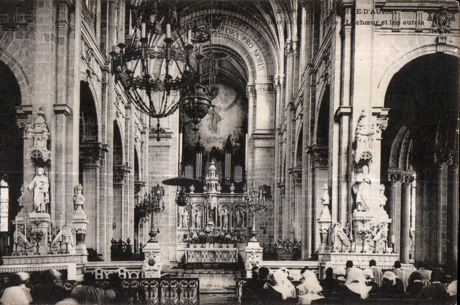 CPA Sainte Anne Auray Organ