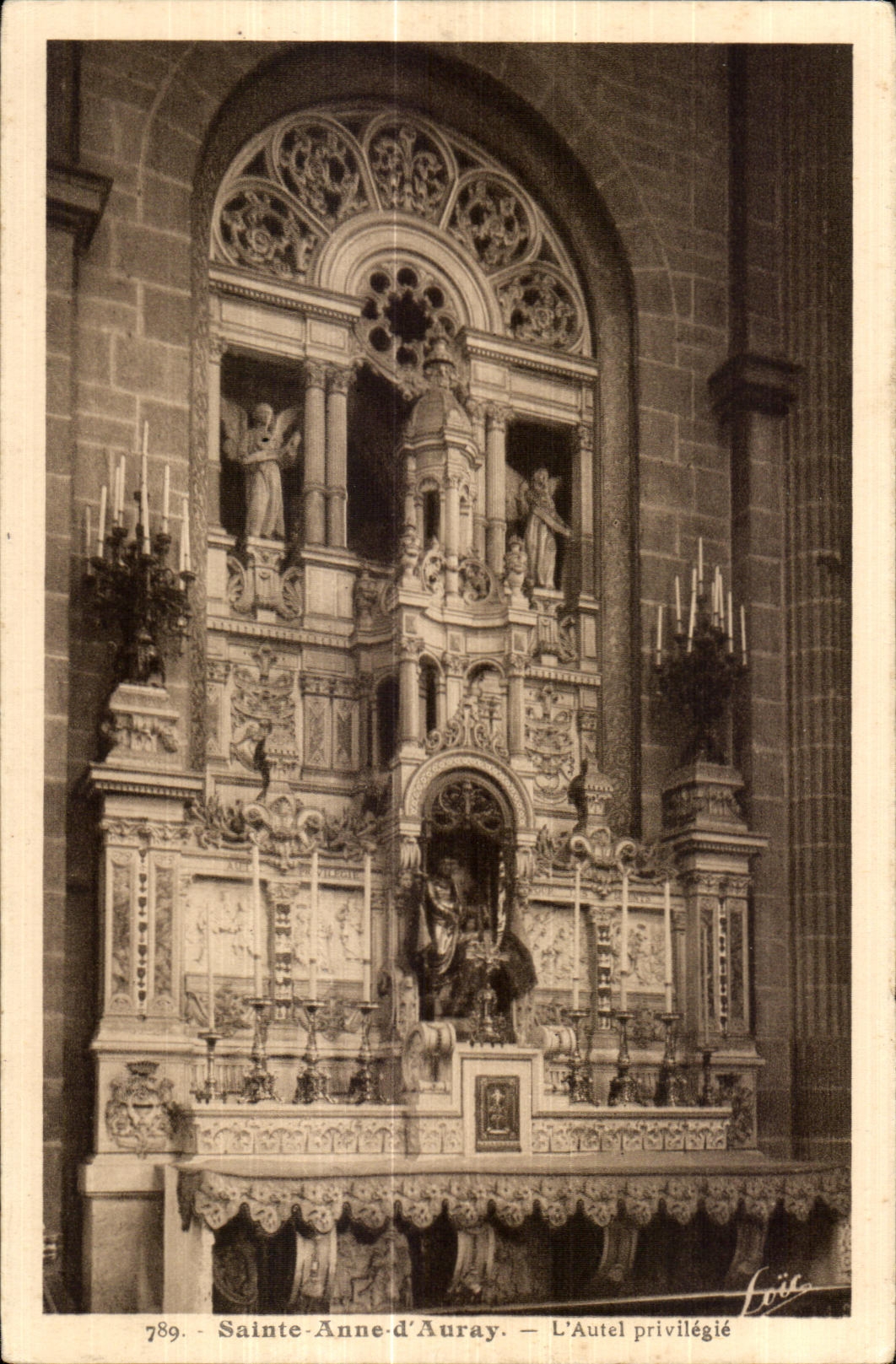 Sainte Anne Auray - Furnace bridge - CPA