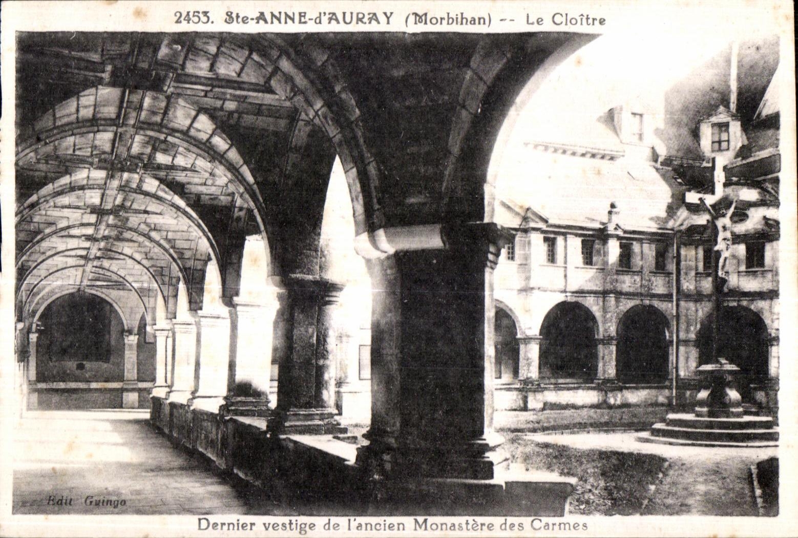 Sainte Anne Auray - the Cloister - CPA