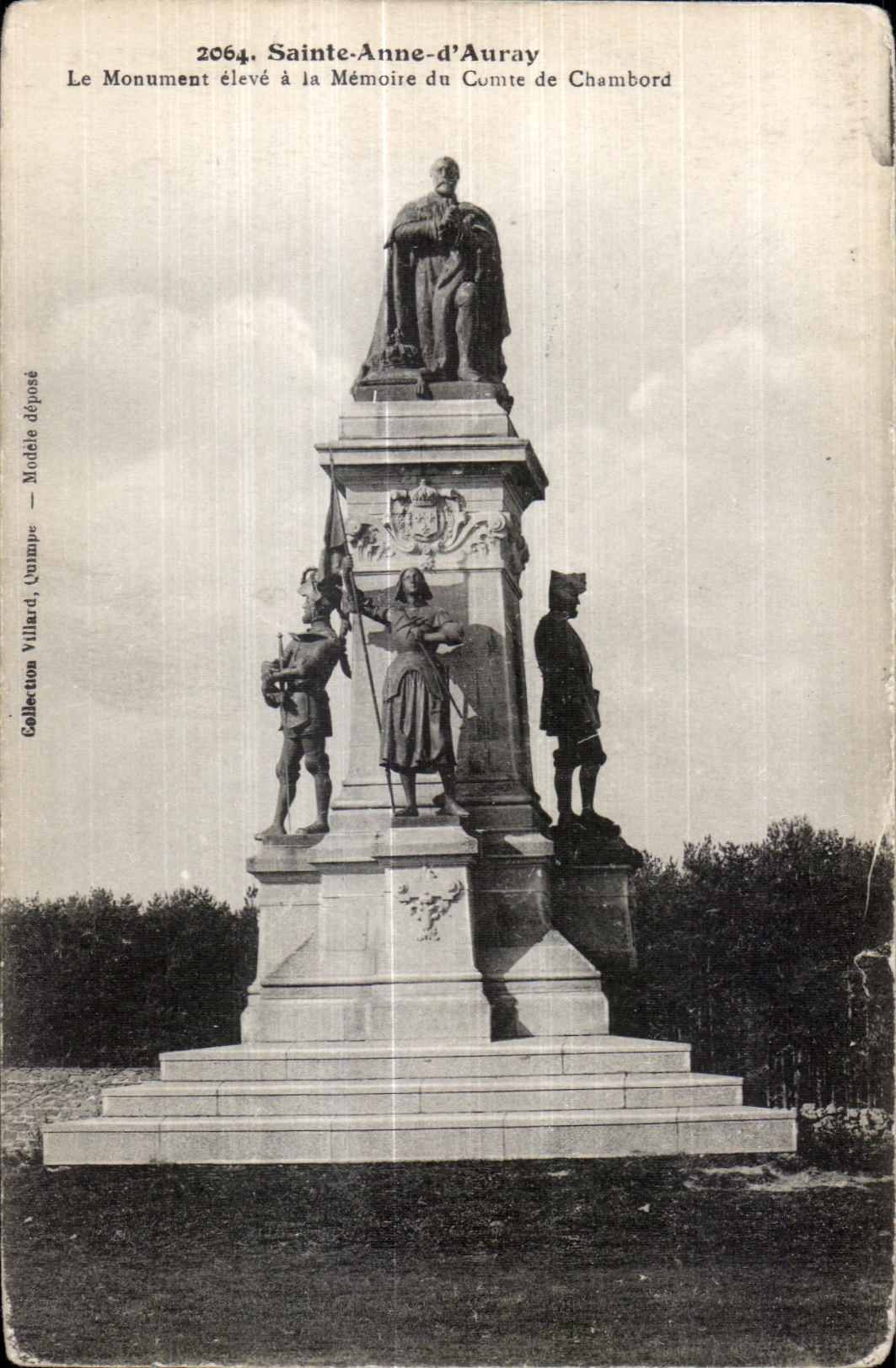 Sainte Anne Auray - the Monument raised with the memory of the count de Chambord - CPA