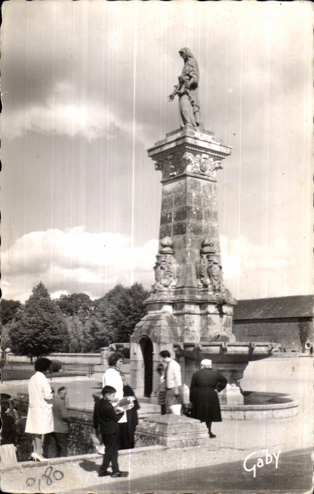 Sainte Anne Auray - the Miraculous Fountain - CPA