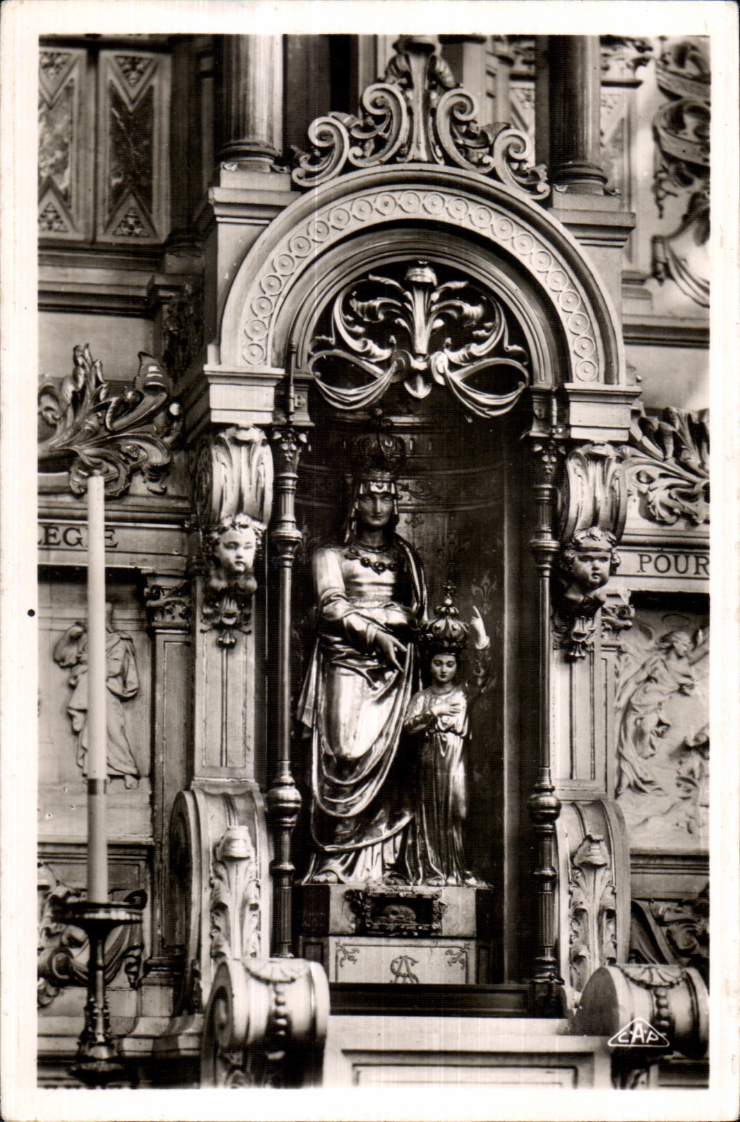 Sainte Anne Auray - Statue of Good Mother Sainte Anne - CPA