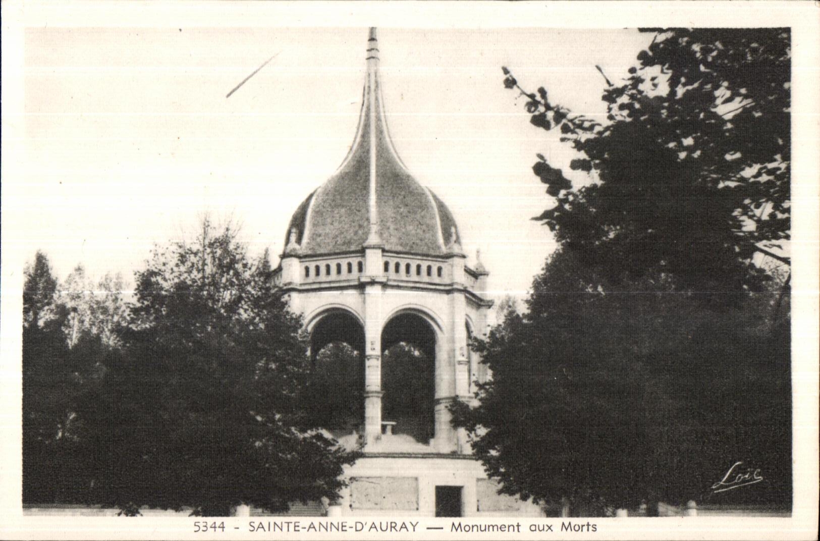 Sainte Anne Auray - War memorial - CPA