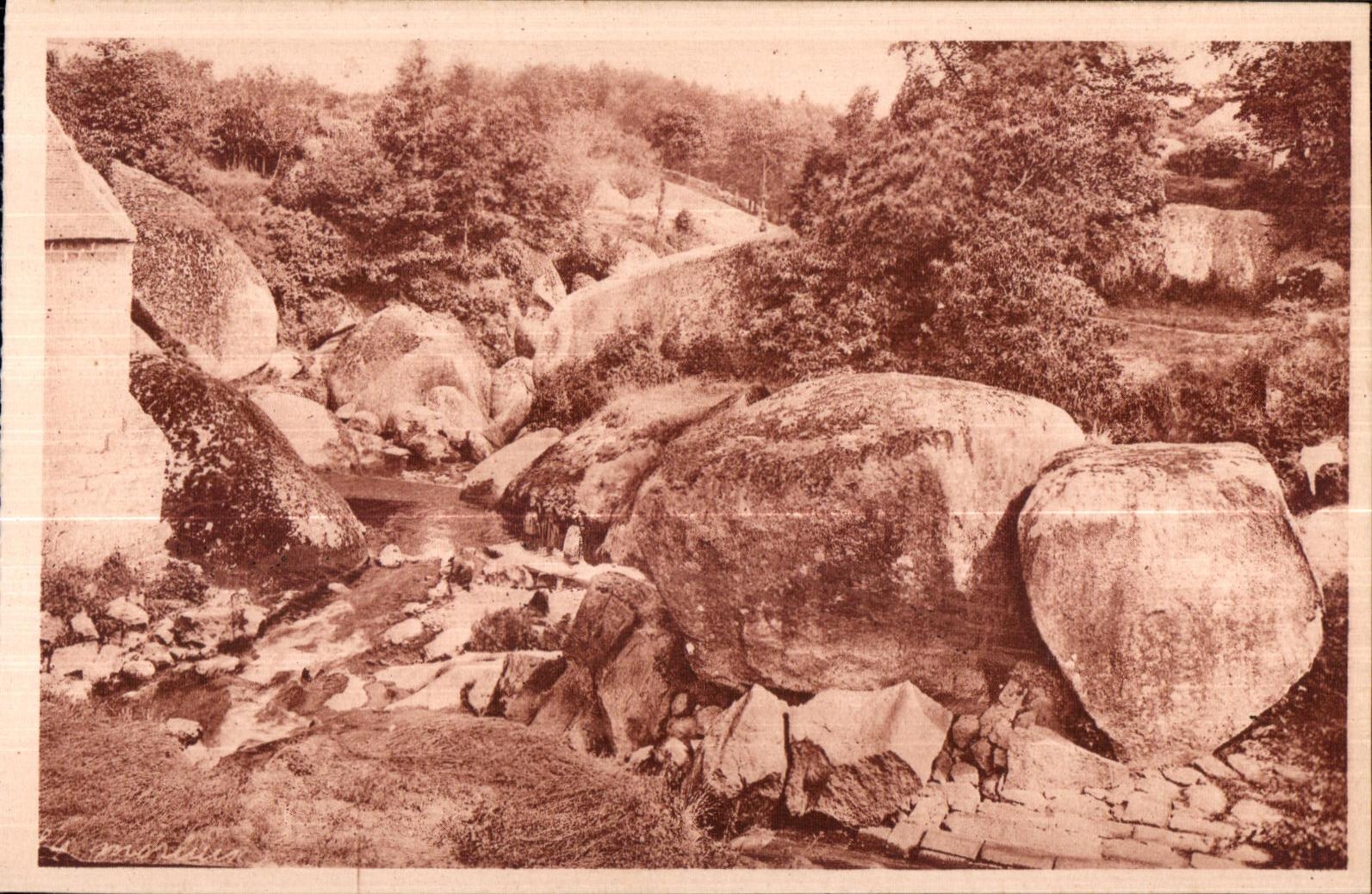 Huelgoat - Entrance of Chaos to the Mill - CPA