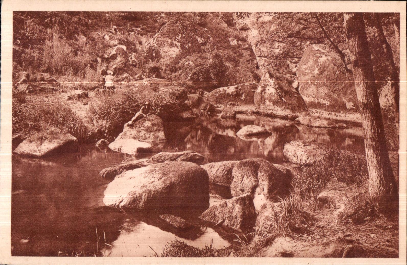 Huelgoat - Exit of the Pit - CPA