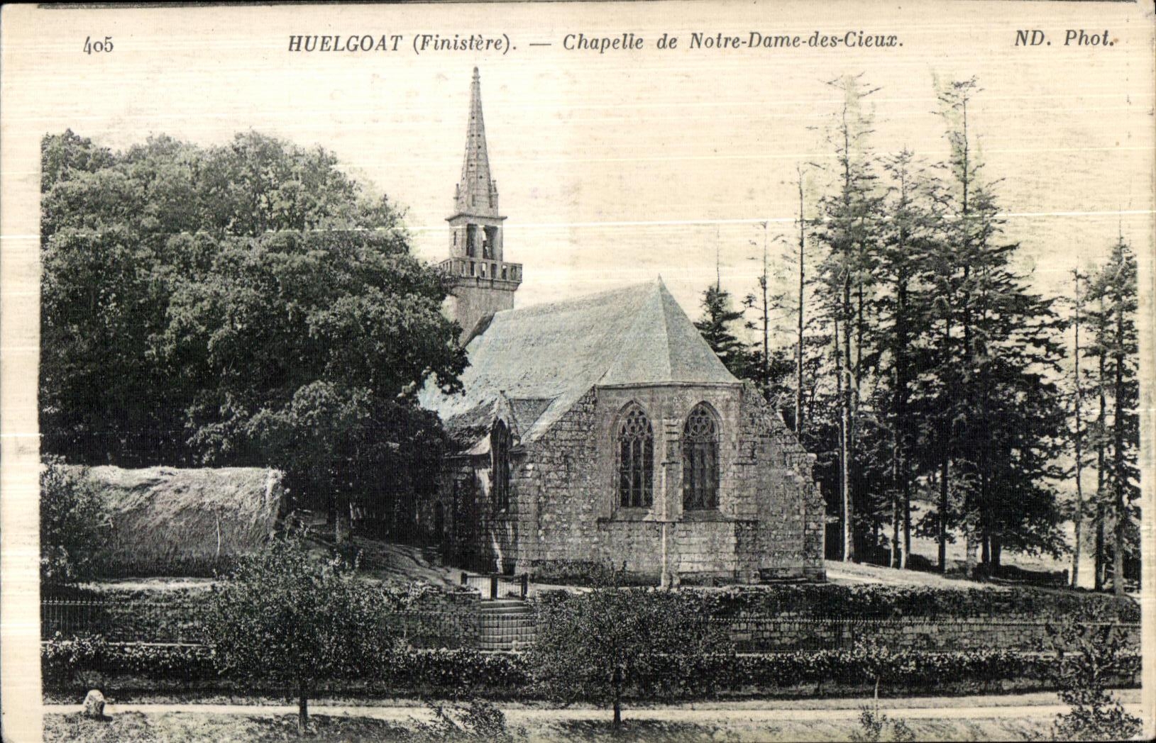 Huelgoat - Vault of Notre Dame of the Skies - CPA