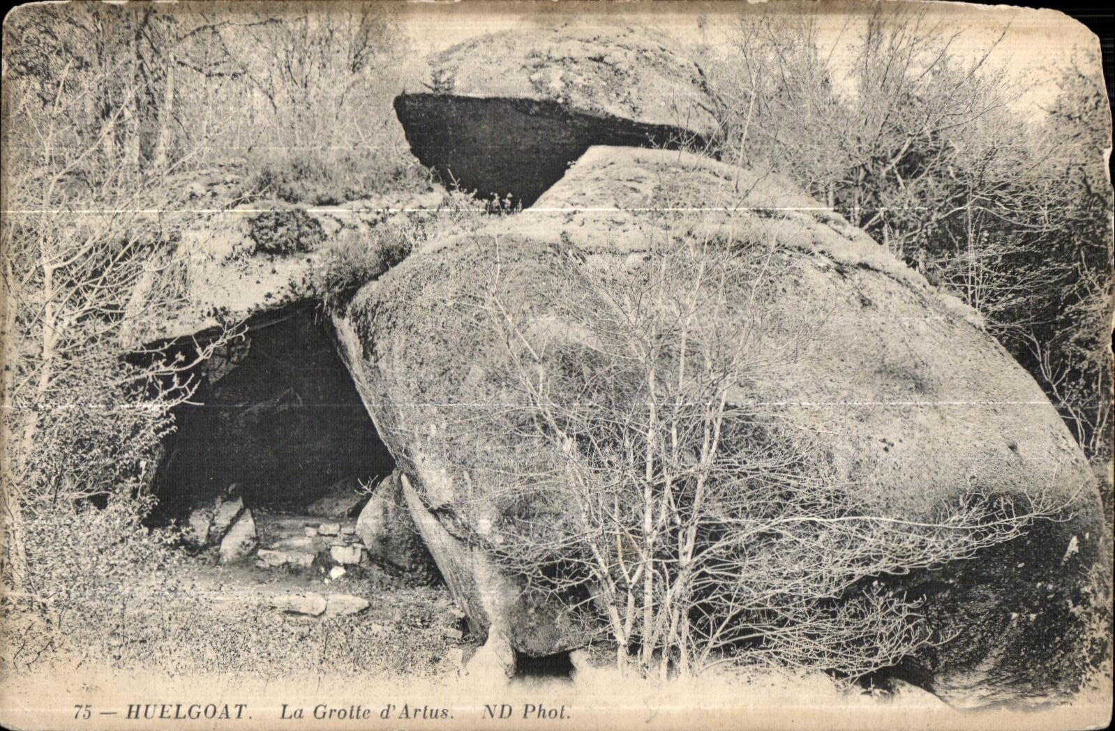 Huelgoat - the Cave Artus - CPA