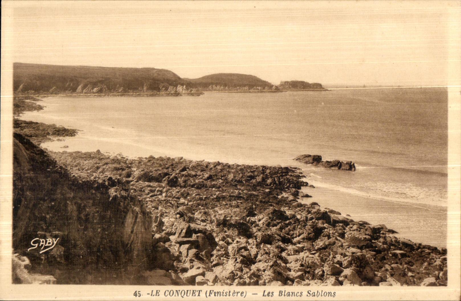 Conquet - the White Fine sands - CPA