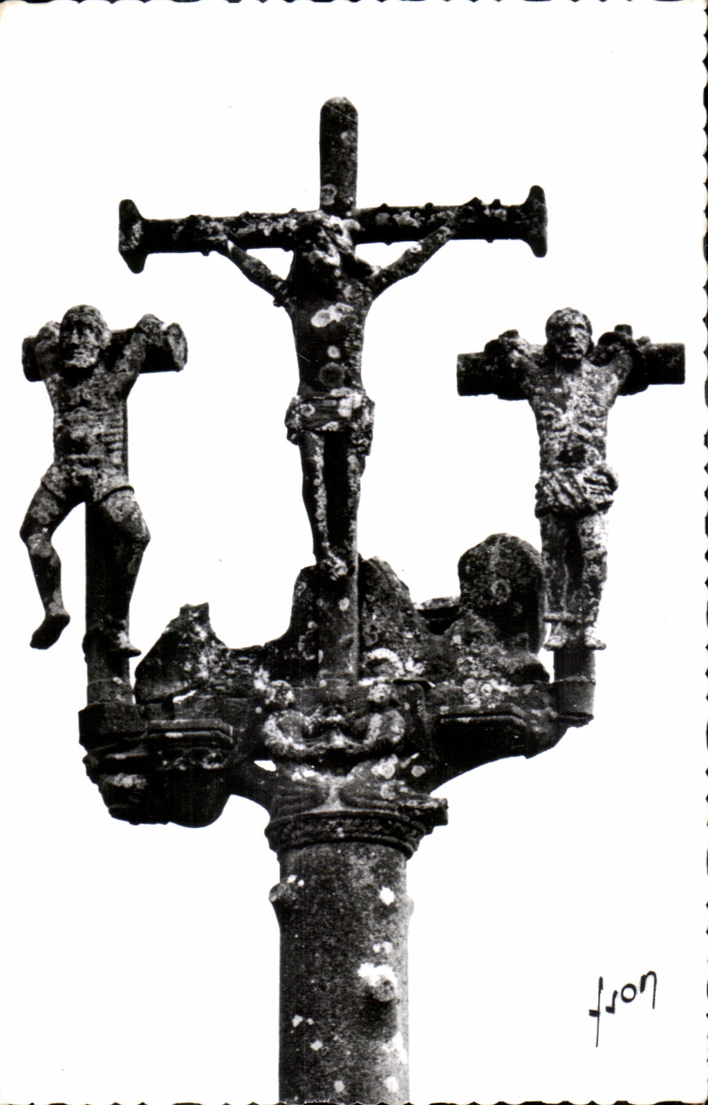 CPA Lampaul (Finistere) the Martyrdom (1533)