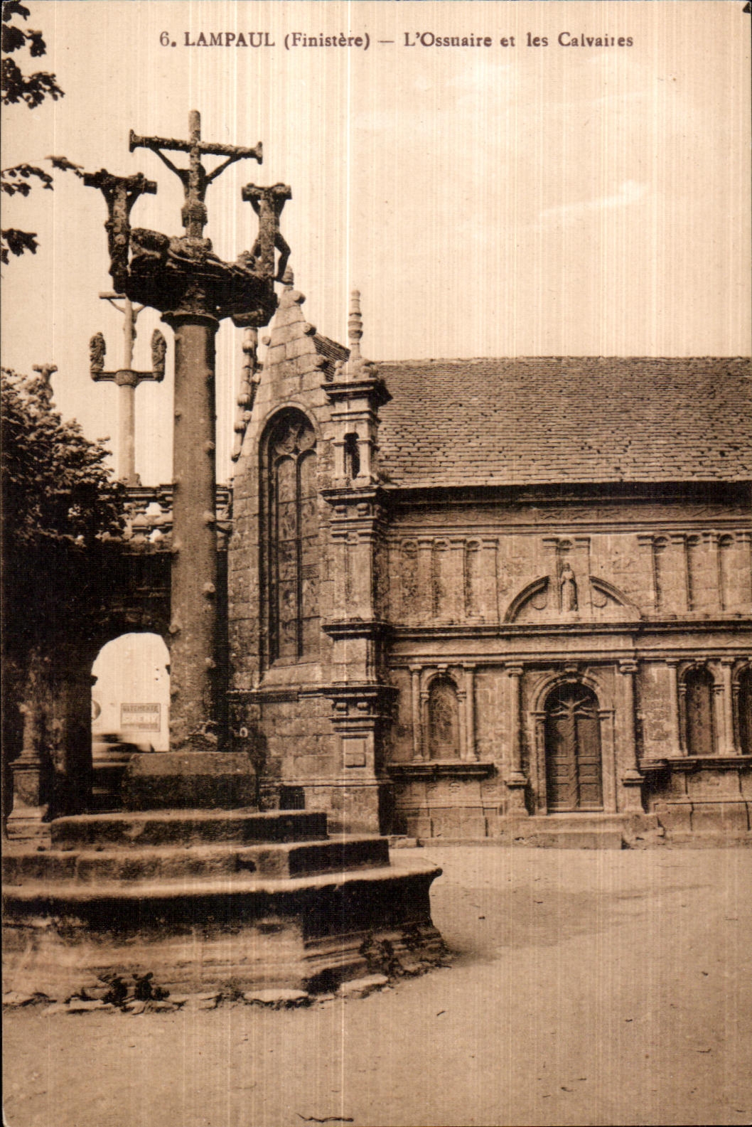 CPA Lampaul (Finistere) Ossuary and Martyrdoms