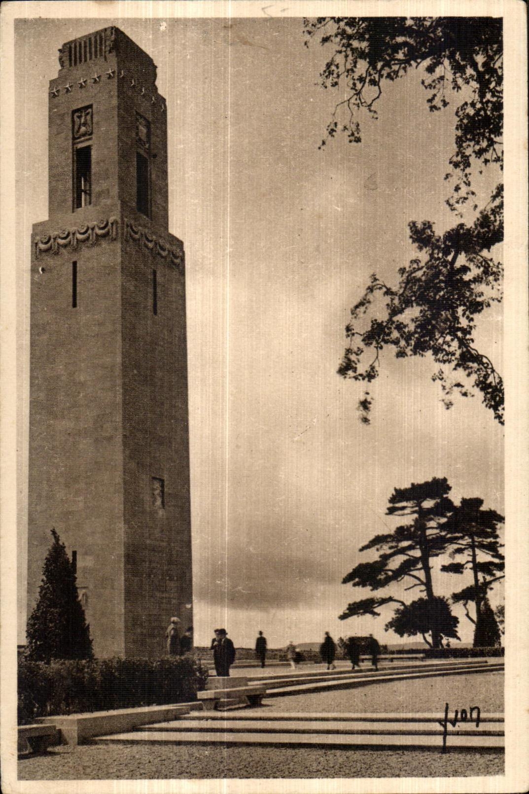 CPA Brest Cote d Ajot Monument americain