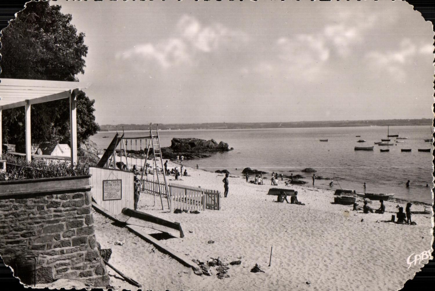CPA Beg Meil (Finistere) Beach of the Hold
