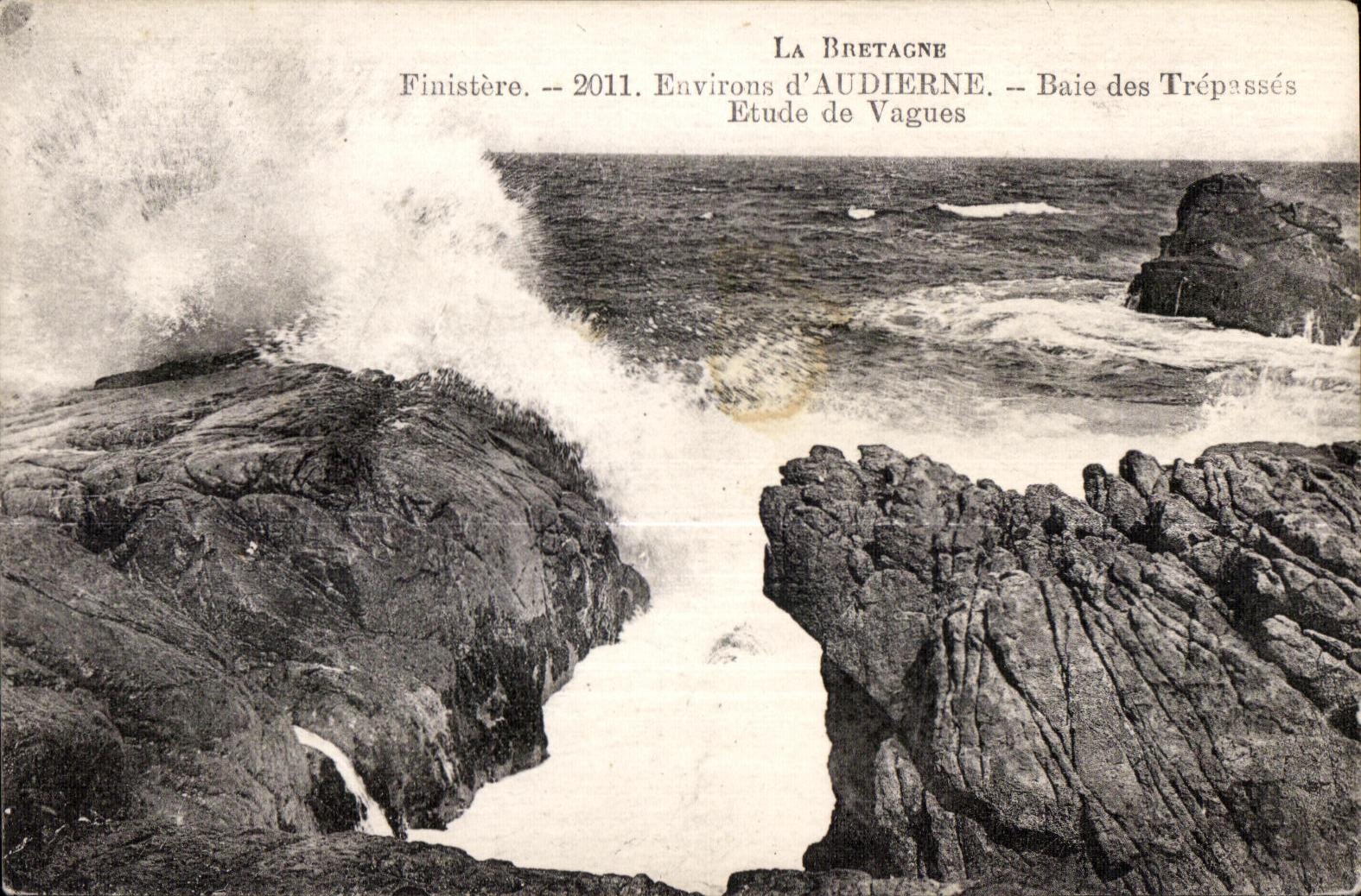 CPA d Audierne La Bretagne Finistere Baie des Trepasses Etude de Vagues