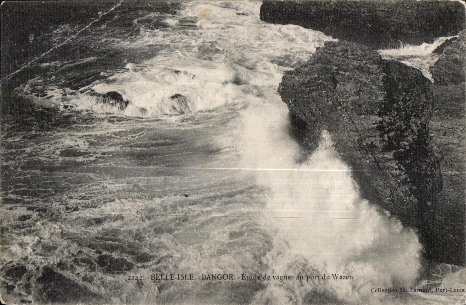 Beautiful CPA Isle Bangor Details of vaguenesses to the port of Wazen