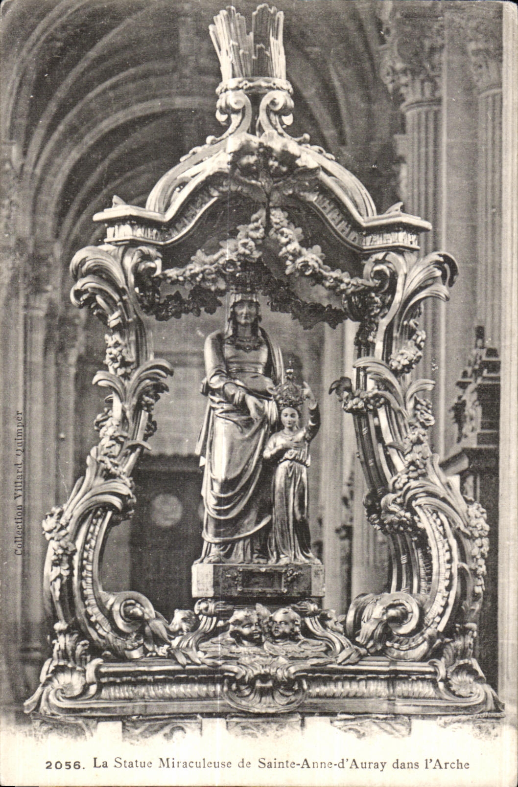 CPA Sainte Anne Auray the Statue Miraculous one of In Arch